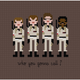 Illustration for article titled Embroidered samplers put scifi heroes in stitches